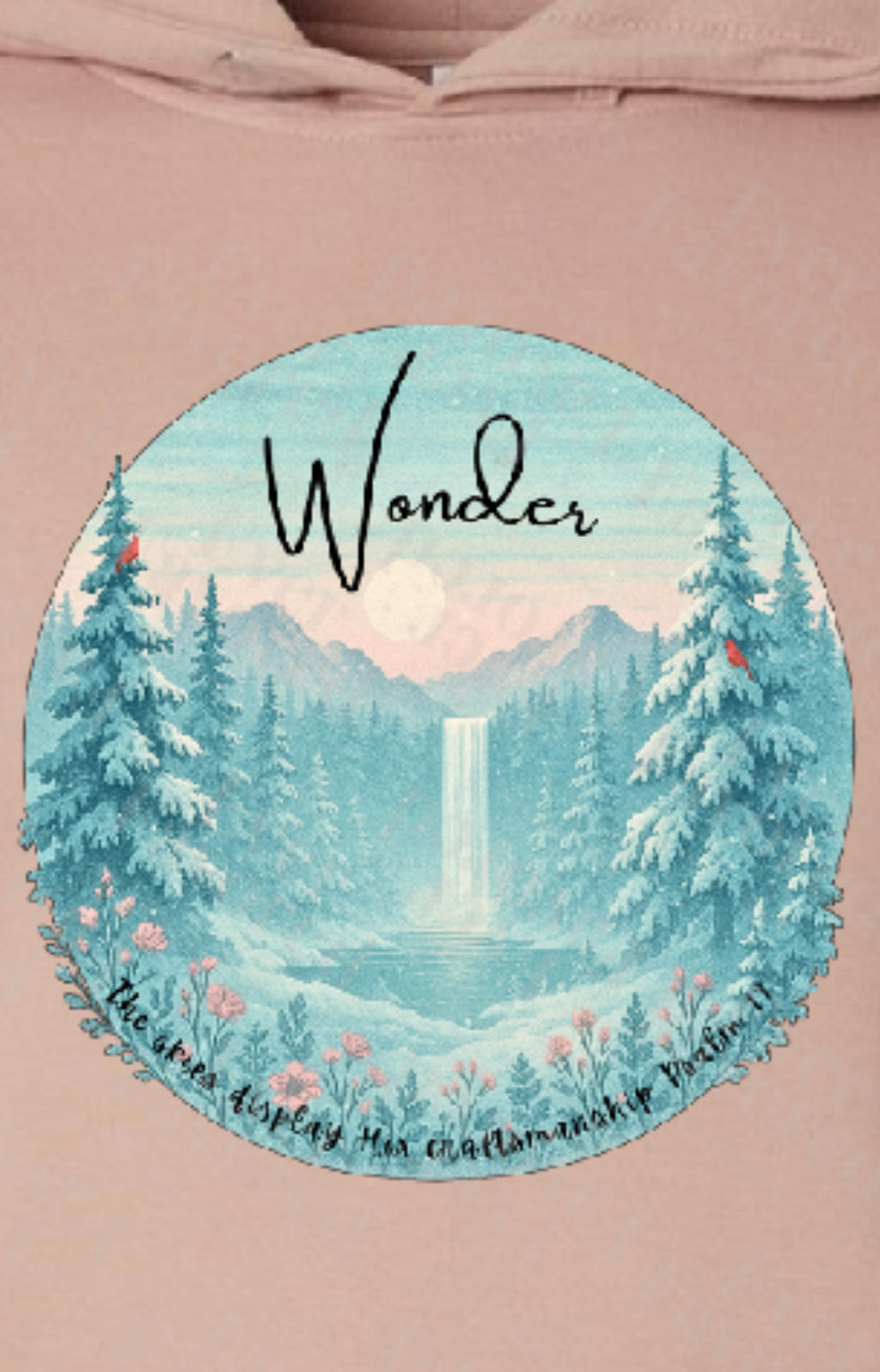 Winter Wonder Hoodie – Peach Rose