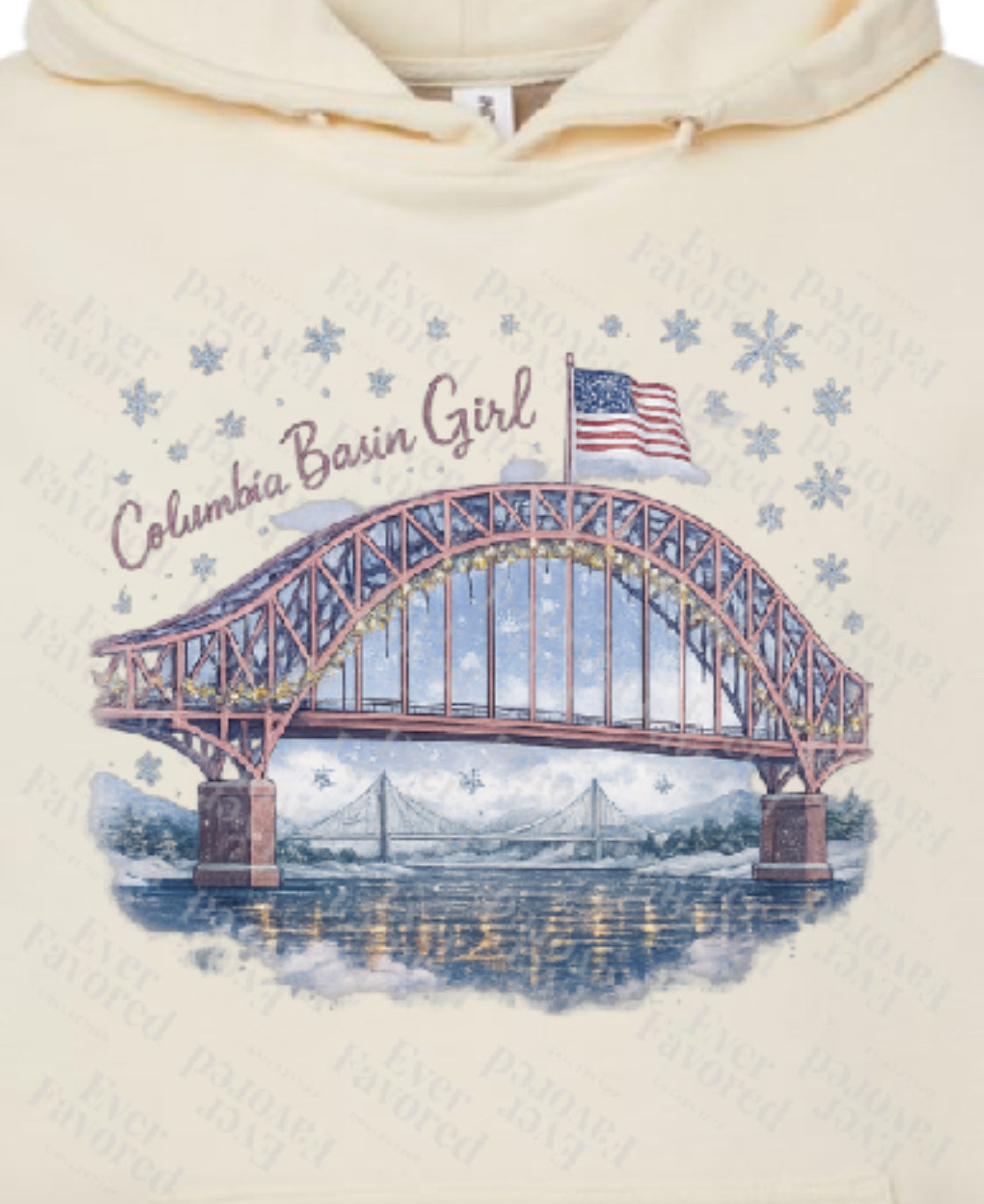 Winter Columbia Basin Girl Hoodie – Cream