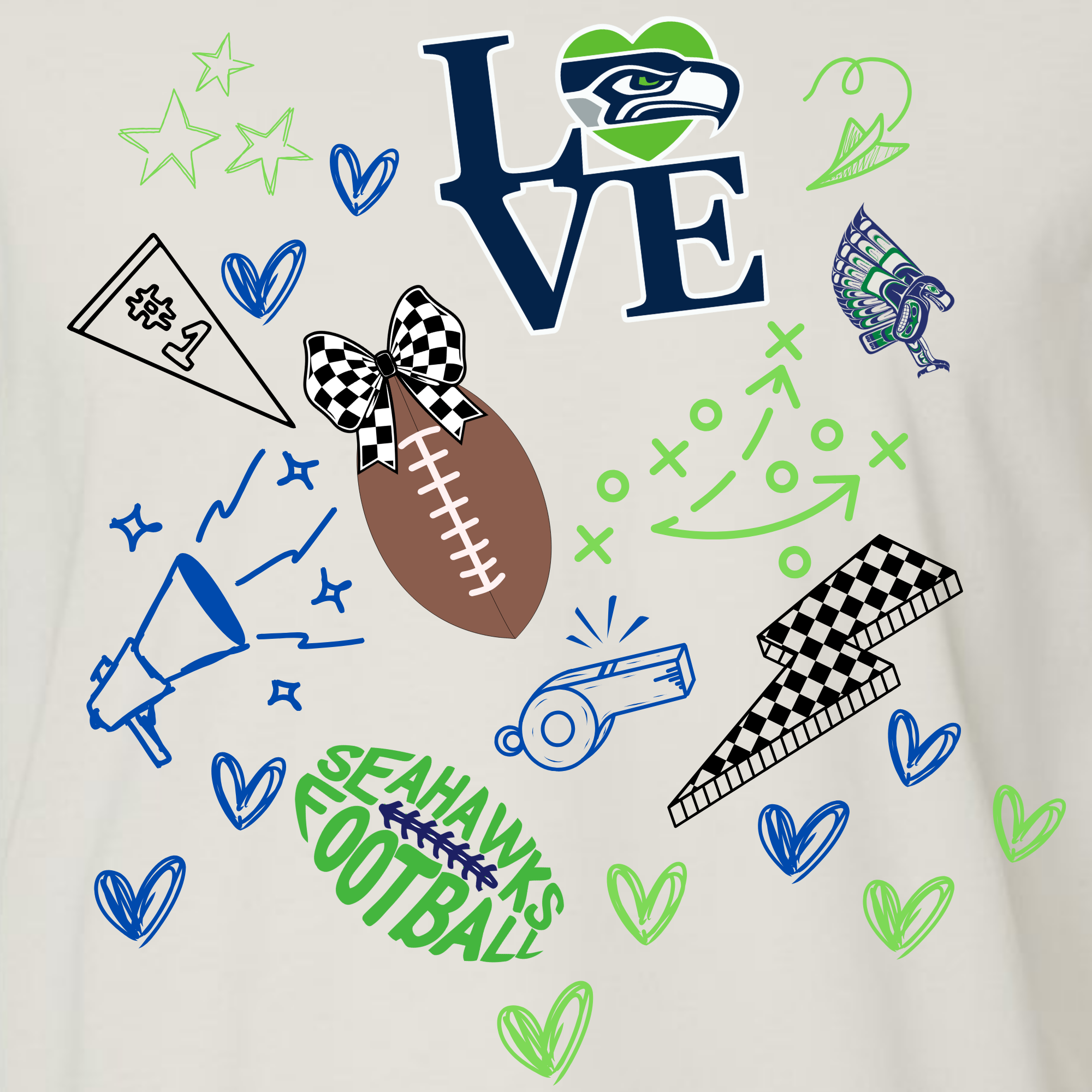 Seattle Doodle Graphic Tee