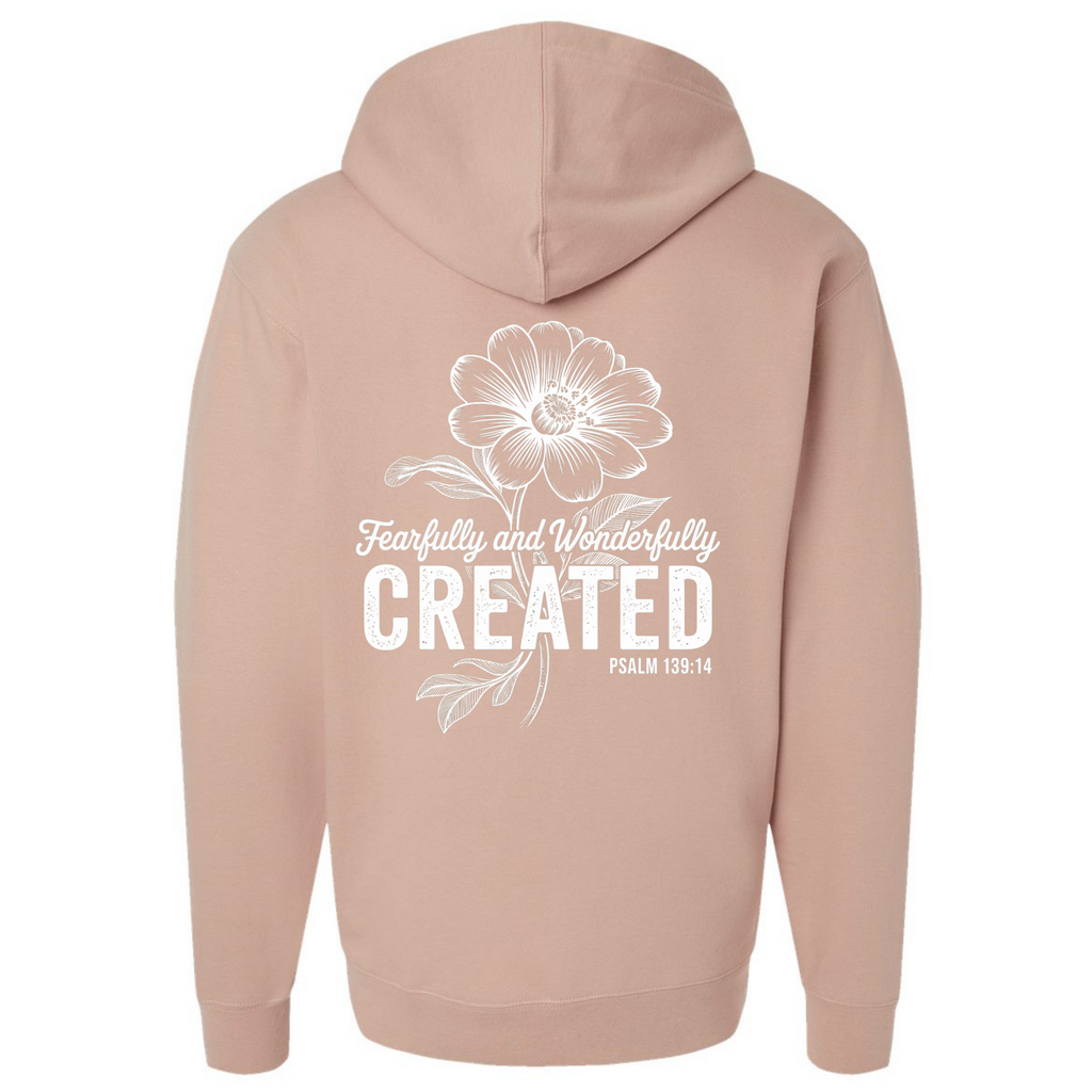 Fearfully and Wonderfully Created Hoodie – Psalm 139:14