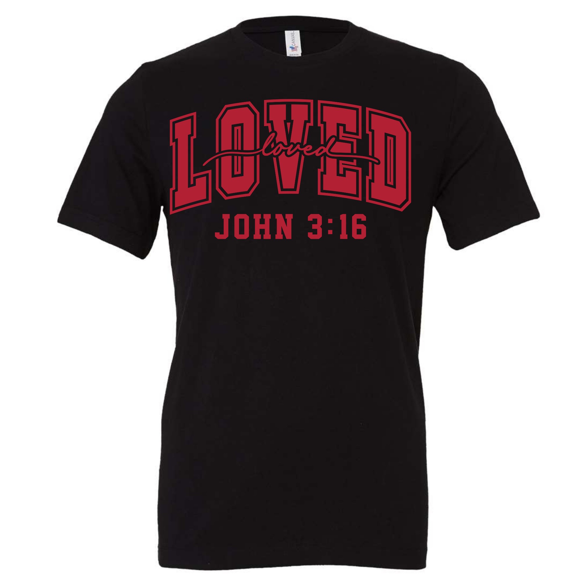 Loved – John 3:16 Graphic Tee