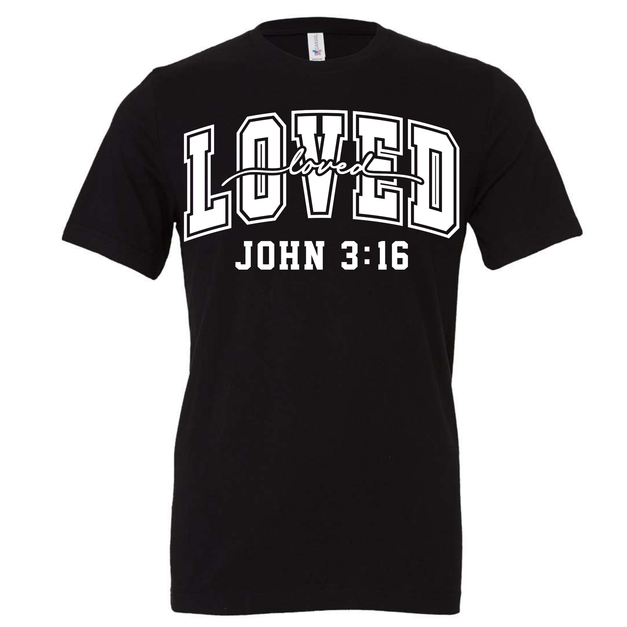 Loved – John 3:16 Graphic Tee
