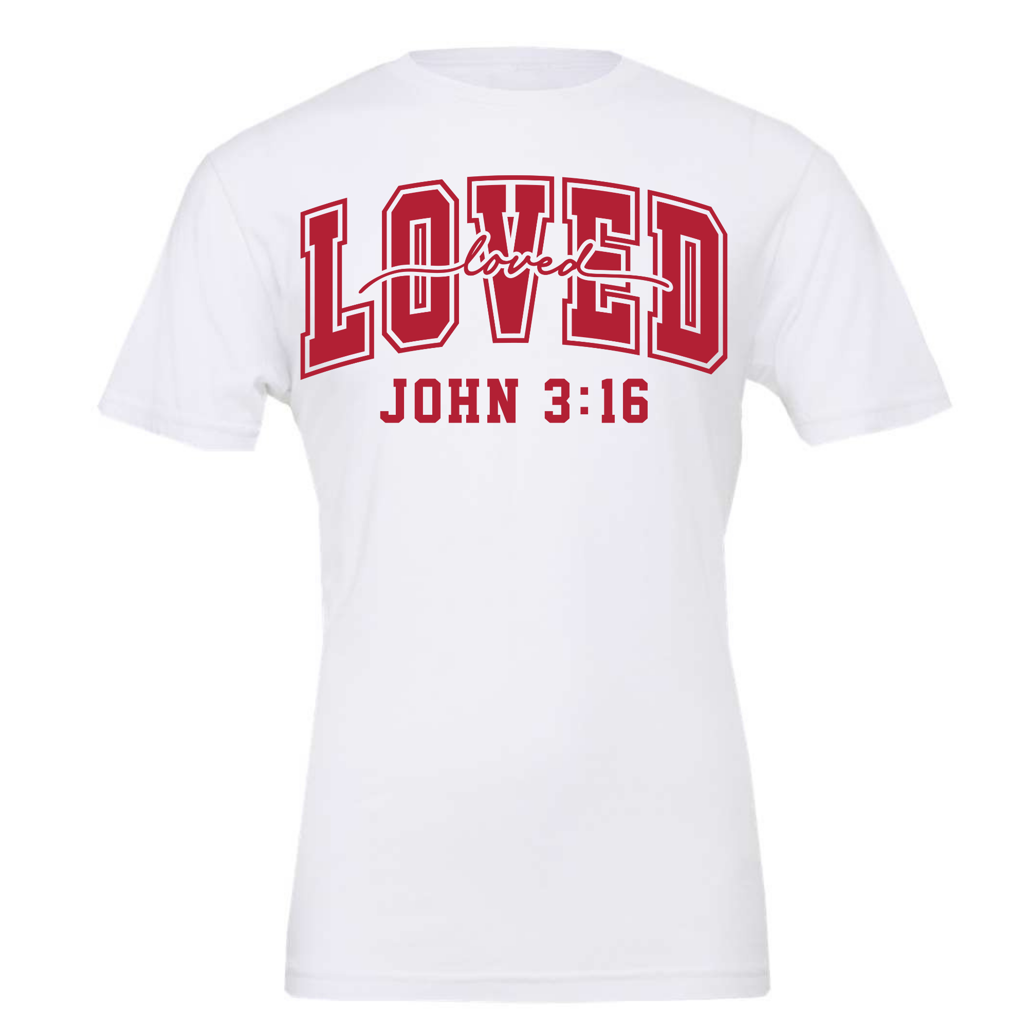 Loved – John 3:16 Graphic Tee