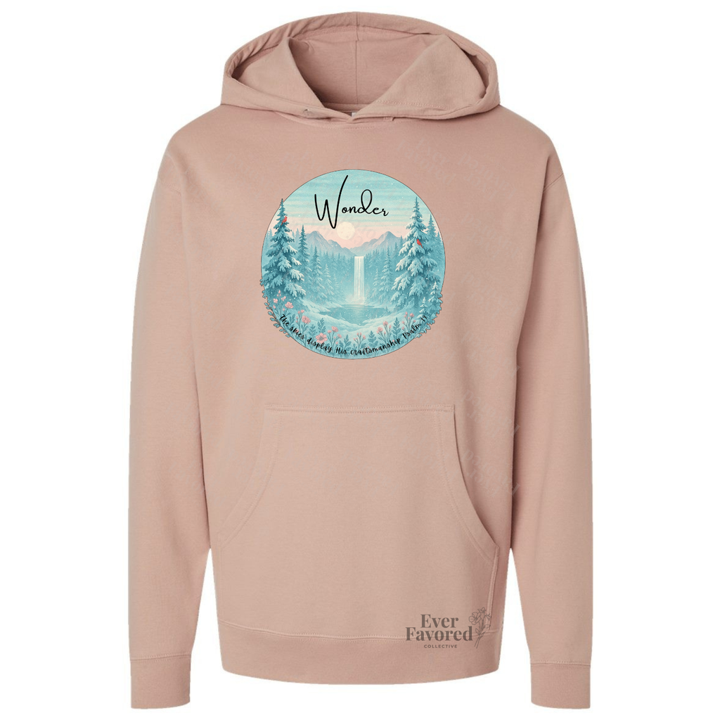 Winter Wonder Hoodie – Peach Rose